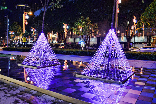 Purple Christmas at Scotts Square, Singapore