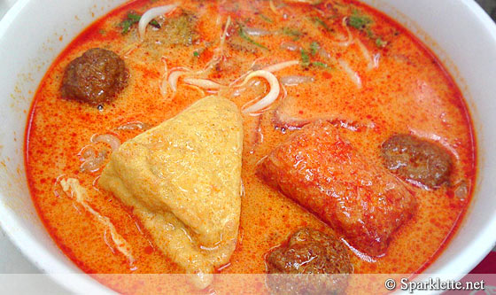 Curry laksa from Ah Koong Restaurant, Malaysia