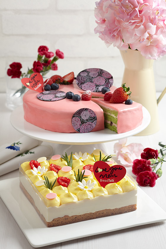 Mother's Day cakes from BreadTalk, Singapore
