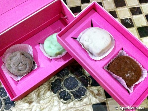 Cartoon character mooncakes from Polar Puffs & Cakes, Singapore