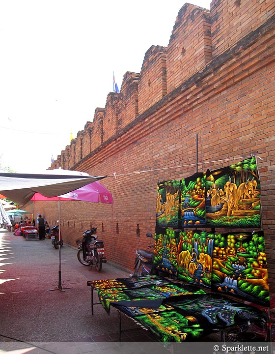 Old City wall, Chiang Mai, Thailand