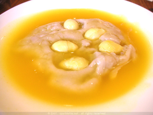 Teochew Yam Paste with Ginko Nut and Mashed Pumpkin
