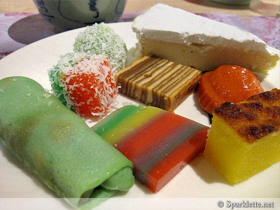 Peranakan desserts and kueh