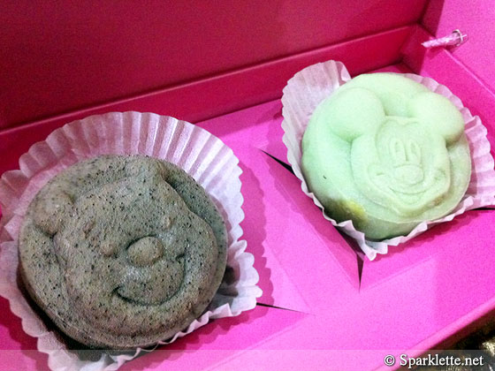 Winnie the Pooh and Mickey Mouse mooncakes from Polar Puffs & Cakes, Singapore