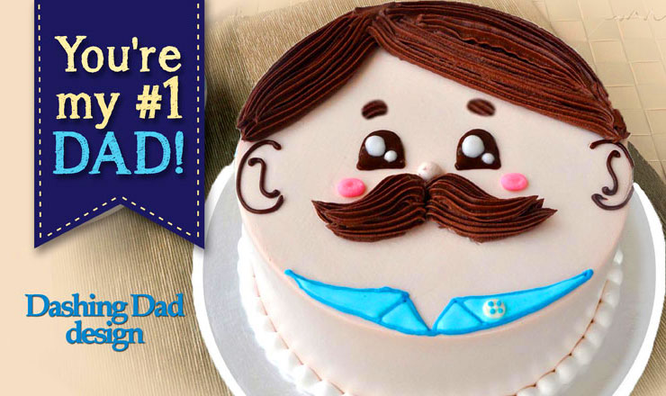 Father's Day Dashing Dad cake from Emicakes