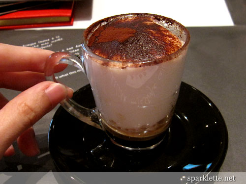 Marocchino, Espresso coffee with cocoa