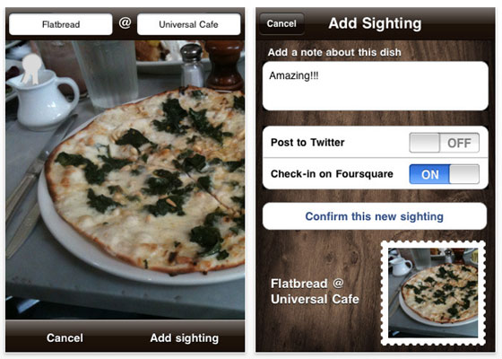 iPhone app - Foodspotting