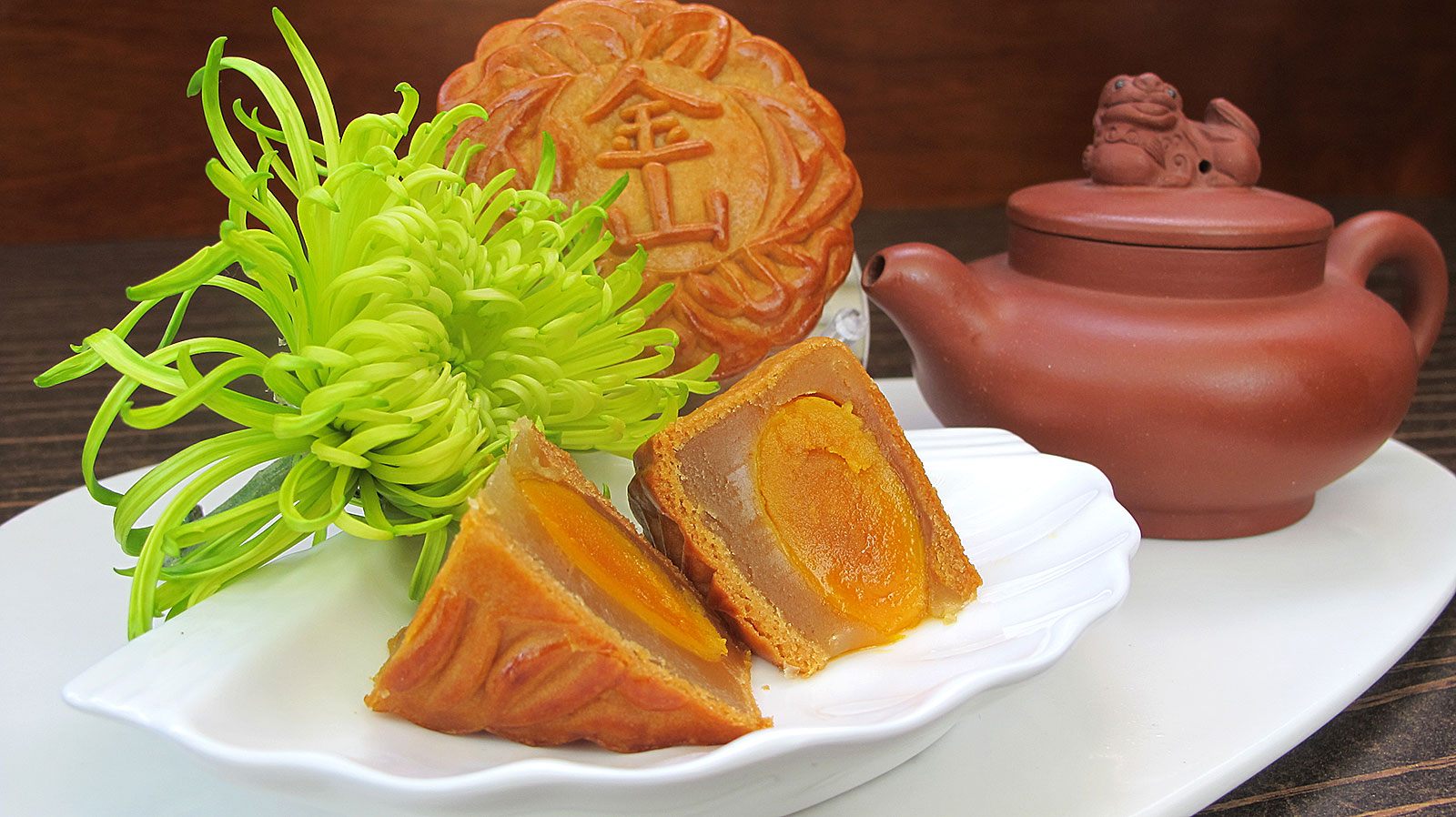 Traditional mooncakes from Jin Shan, Marina Bay Sands