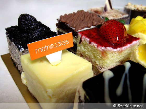 Mini cakes from Metrocakes, Singapore