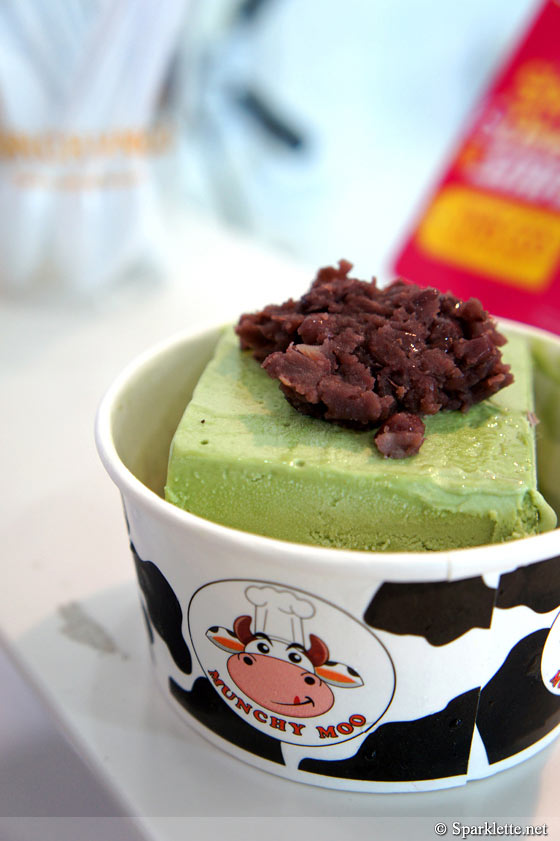 Green tea ice cream cake
