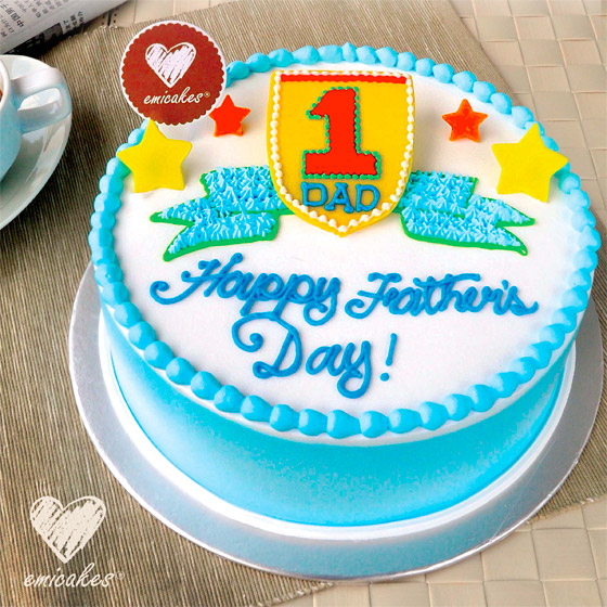 Father's Day #1 Dad cake from Emicakes