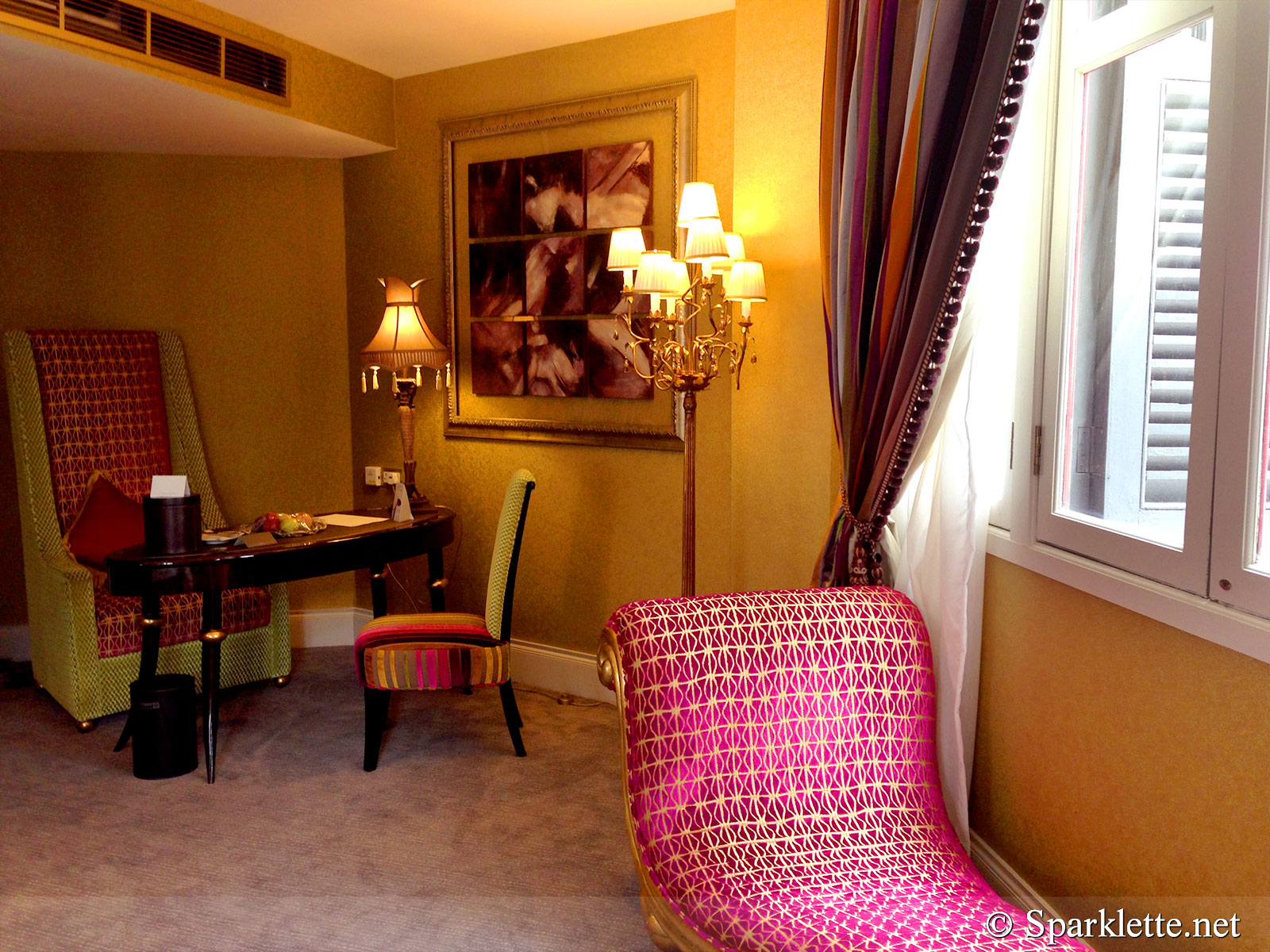 The Scarlet Hotel Splendour Suite Living Room